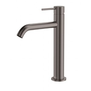 Kaya Medium Basin Mixer, Gun Metal